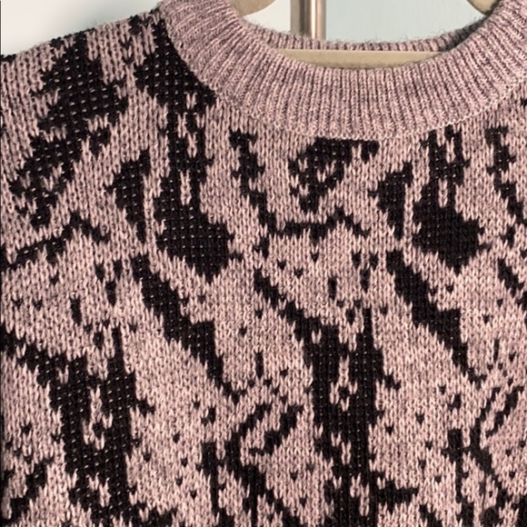 INDEX 80s Nordic sweater gray black size S‎ grandpa sweater - Picture 2 of 4